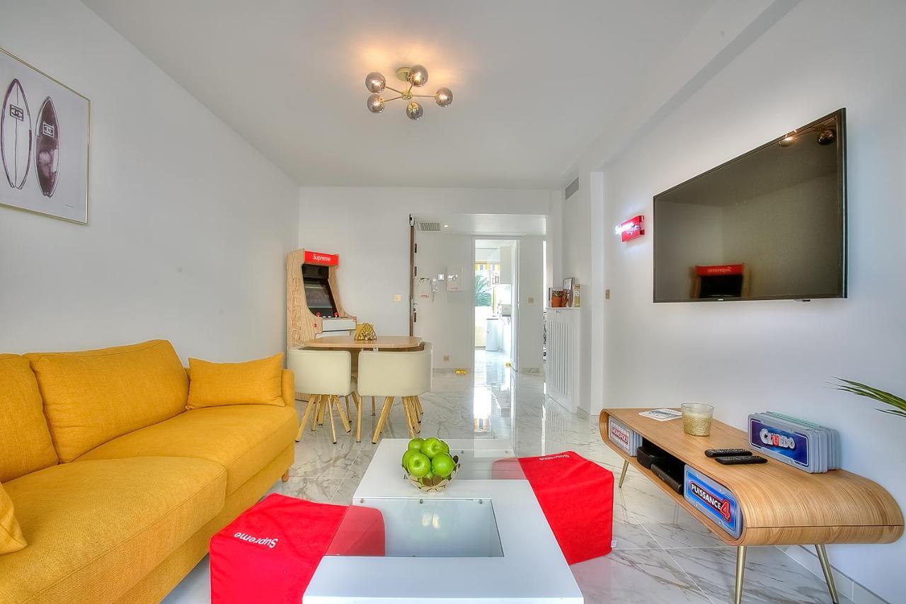 Luxury 4 Stars Apartment With 2 Terraces, Cannes Croisette Ngoại thất bức ảnh